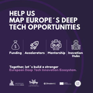 Help us build a stronger European deep tech innovation ecosystem!